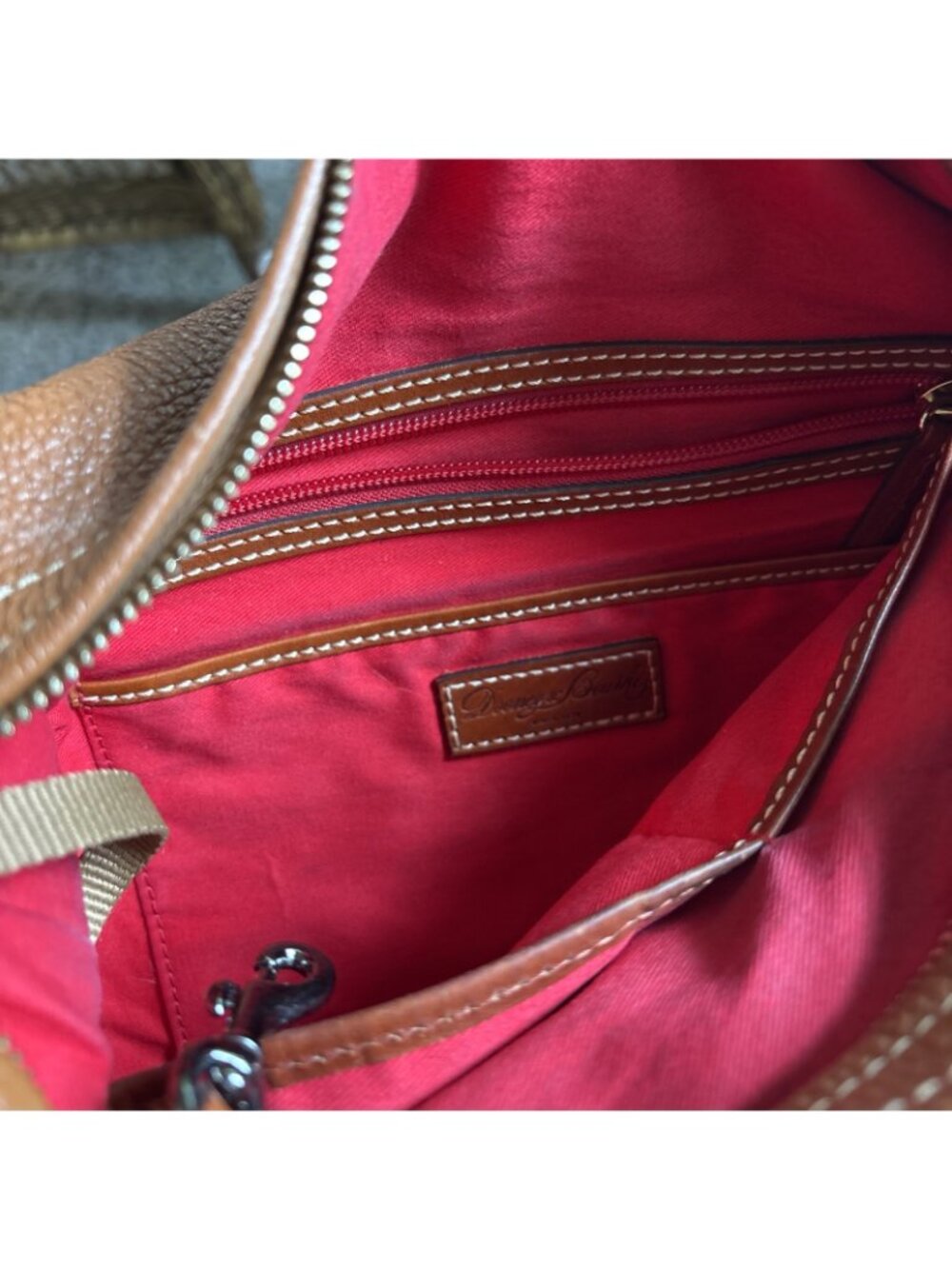 dooney and bourke X-Large Courtney Sac Pebble Grain Leather - Picture 5 of 9
